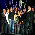 The Band collecting an Award
